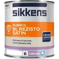 Sikkens Rubbol BL Rezisto Satin | Zijdeglans Lakverf Binnen 1 LTR - Wit