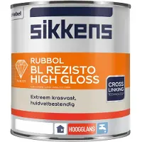 Sikkens Rubbol BL Rezisto High Gloss | Hoogglans Lakverf Binnen 2,5 LTR - Wit