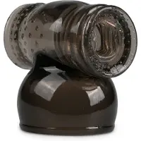 EasyToys - Wand Collection Wand Collection – Opzetstuk Met Masturbator - Zwart