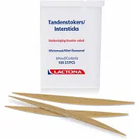 Lactona 3x Intersticks Tandenstokers 100 stuks