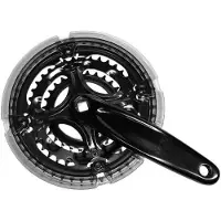 Shimano Crankstel 48 38 28t 8sp zwart