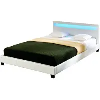 Corium LED - Ledikant Parijs - incl. bedbodem 180x200cm wit