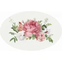Motion behangcirkel - floral - zelfklevend - 145-100cm - waterbestendig en scheurvast