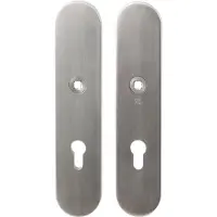 GPF bouwbeslag GPF VH-schilden SKG*** 248x52mm afgerond binnen/ buiten PC72