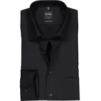 Olymp Luxor Shirt Extra Lange Mouwen Zwart