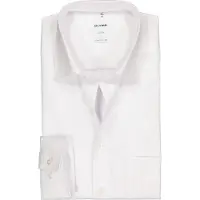 Olymp Luxor Strijkvrij Shirt Comfort Fit Wit