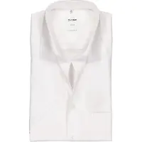 Olymp Luxor Shirt Comfort Fit Wit Korte Mouw