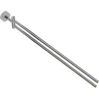 Plieger Murcia handdoekhouder 2 arms inox 4784134