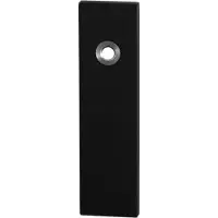 GPF bouwbeslag GPF Kortschild rechth enkelv 169x46x8,5mm PC55 zwart