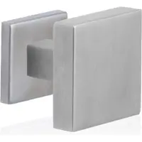 GPF bouwbeslag GPF Vierkante voordeurknop 70x70mm op rozet 53x53x8mm