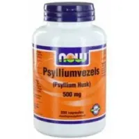 Now 2x Psylliumvezels 500 Mg 200 Capsules