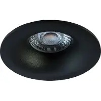 BES LED Spot Armatuur GU10 - Pragmi Nora Pro - GU10 Inbouwspot - Rond - Zwart - Aluminium - Ø82mm