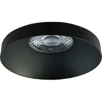 BES LED Spot Armatuur GU10 - Pragmi Vrito Pro - GU10 Inbouwspot - Rond - Zwart - Aluminium - Ø82mm