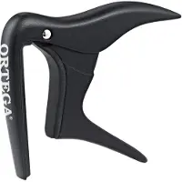 Ortega OCAPO-SBK Satin Black Capodaster voor klassieke gitaar