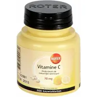 Roter 3x Vitamine C 70 mg Citroen 200 kauwtabletten