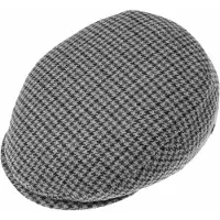 Lierys Britain Houndstooth Flat Cap By Lierys grijs | Maat: 59 cm