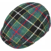 Lierys Harris Tweed Flat Cap By Lierys groen | Maat: 59 cm