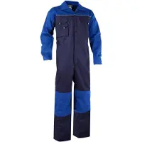 Dassy overall, model Cannes, maat L, marineblauw/lichtblauw