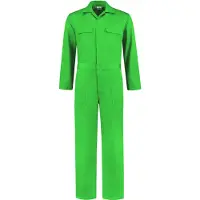 Bestex Overall Drukknoop polyester/katoen Appelgroen 62 / Groen