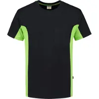 Tricorp 102002 T-Shirt Zwart-Lime maat 3XL heren
