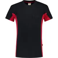 Tricorp 102002 T-Shirt Marineblauw-Rood maat 3XL heren