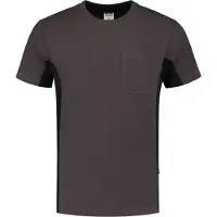 Tricorp 102002 T-Shirt Donkergrijs-Zwart maat S heren