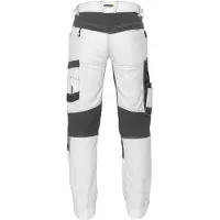 Dassy Helix Painters Schildersbroek met stretch Wit/Antracietgrijs maat 42 heren