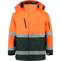Tricorp 403004 Parka ISO20471 Fluor Oranje-Groen maat XXL heren