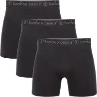 Bamboo Basics Boxershort Men Rico Black (3-Delig)-XL