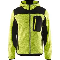 Blakläder Gebreid vest met softshell 49302117 | High-Vis Geel/Zwart | Maat XXL - 7330509472170