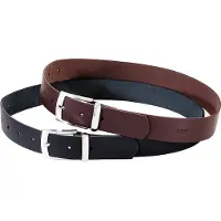 FHB Burkhard Leren riem, enkele doorn Zwart maat 100 cm uniseks