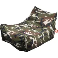 Whoober loungestoel zitzak "Bali" outdoor camouflage - Wasbaar - Geschikt voor buiten