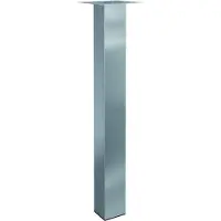 Doeco Maatwerk Tafelpoot op maat tot hoogte 720 mm. Kokerprofiel 100x100mm kleur Rvs