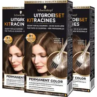 Schwarzkopf 3x Uitgroeiset Haarverf Licht Tot Middenbruin R1