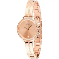 GUESS Analoog horloge brons