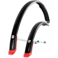 Simpla Spatbordenset Ubiquit 50 28 Inch Zwart/rood