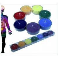 Yogi & Yogini Chakra Theelicht 7 geurkaarsen
