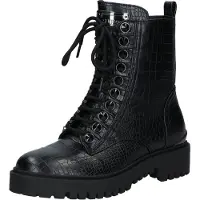 GUESS Oxana - Bootie - Crocoprint - Zwart - Maat 38