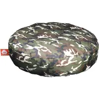 Whoober ronde zitzak "Ibiza" M outdoor camouflage - Wasbaar - Geschikt voor buiten