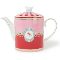 Pip studio Theepot Love Birds Red Pink 1,3 L