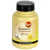 Roter 4x Vitamine C Hooggedoseerd 500mg Citroen 50 Kauwtabletten