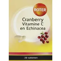 Roter 3x Cranberry Vitamine C en Echinacea 30 tabletten
