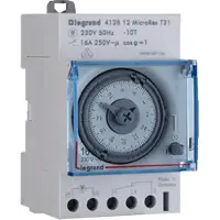 Legrand 412812 DIN-rail schakelklok Analoog 230 V 4000 W
