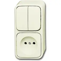 Abb Busch-Jaeger Bj seriesch+wcd 2601/5/2300ap opb creme
