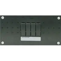 ABB installatiekast leeg hafonorm hld, zwart, (hxbxd) 110x220x75mm, din-rail
