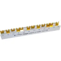 Hager KDN451D KDN451D aansluitblok Phase busbar Meerdere kleuren 4-polig 80 A 1 stuk(s)
