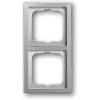 Busch-Jaeger 2CKA001754A4318 Frame Frame 2-voudig RVS 1 stuk(s)