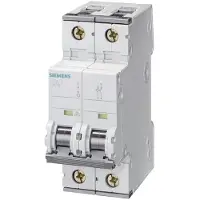 Siemens 5SY42027 5SY4202-7 Zekeringautomaat 2 A 230 V, 400 V