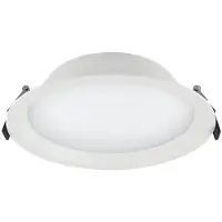 Ledvance DL ALU DN 200, 25W, 3000K, IP44, Wit, 1 lamp, 3000K, 2250 lm, IP44, Wit