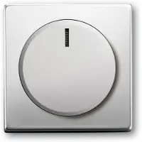 Busch-Jaeger BJ roestvrijstalen dimmer - 6540-866-102 - Afdekplaat: roestvrij staal